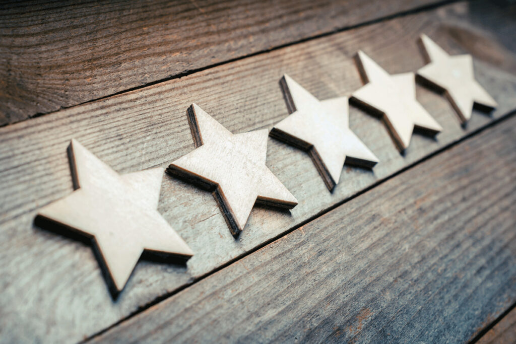 5 star rating for HR
